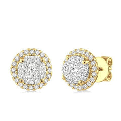 Parkplace Jewelers Round Shape Halo Lovebright Essential Diamond Earrings 94912PPFVERYW