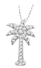Parkplace Jewelers Palm Tree Diamond Fashion Pendant 63717PPFXPDWG