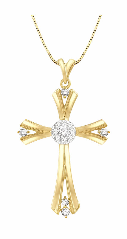 Parkplace Jewelers Cross Lovebright Diamond Fashion Pendant 913C6PPFHPDYW