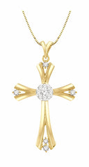 Parkplace Jewelers Cross Lovebright Diamond Fashion Pendant 913C6PPFHPDYW