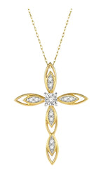 Parkplace Jewelers Cross Diamond Fashion Pendant 964A9PPTSPDYG