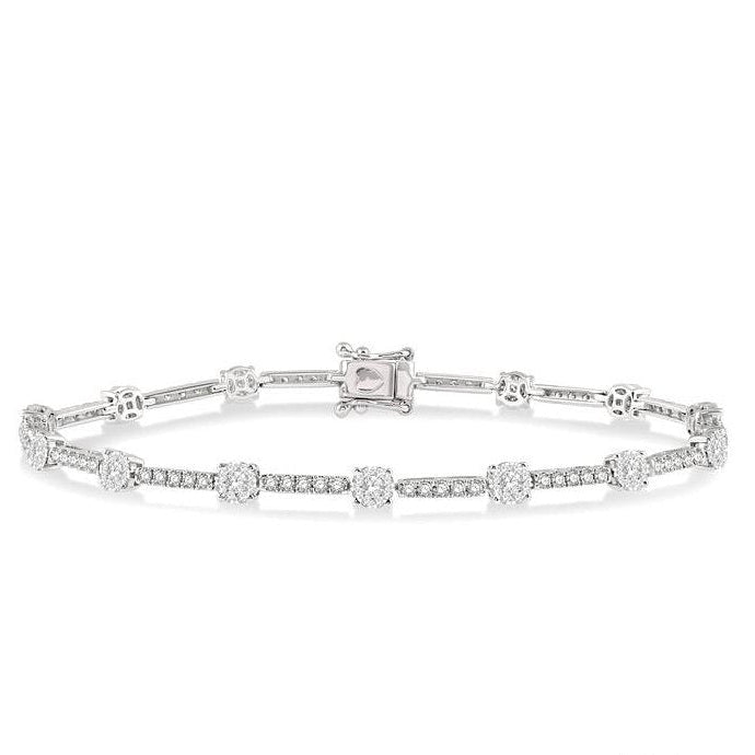 Parkplace Jewelers Lovebright Diamond Bar Bracelet 70291PPFGWG