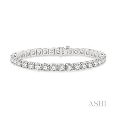 ASHI Diamond Tennis Bracelet 7016MPPFGWG-12.00