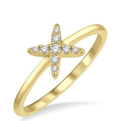 Parkplace Jewelers Stackable Northern Star Petite Diamond Fashion Ring 388B9PPTSYG