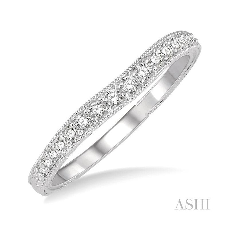 ASHI Diamond Wedding Band 25887PPFVWG-WB