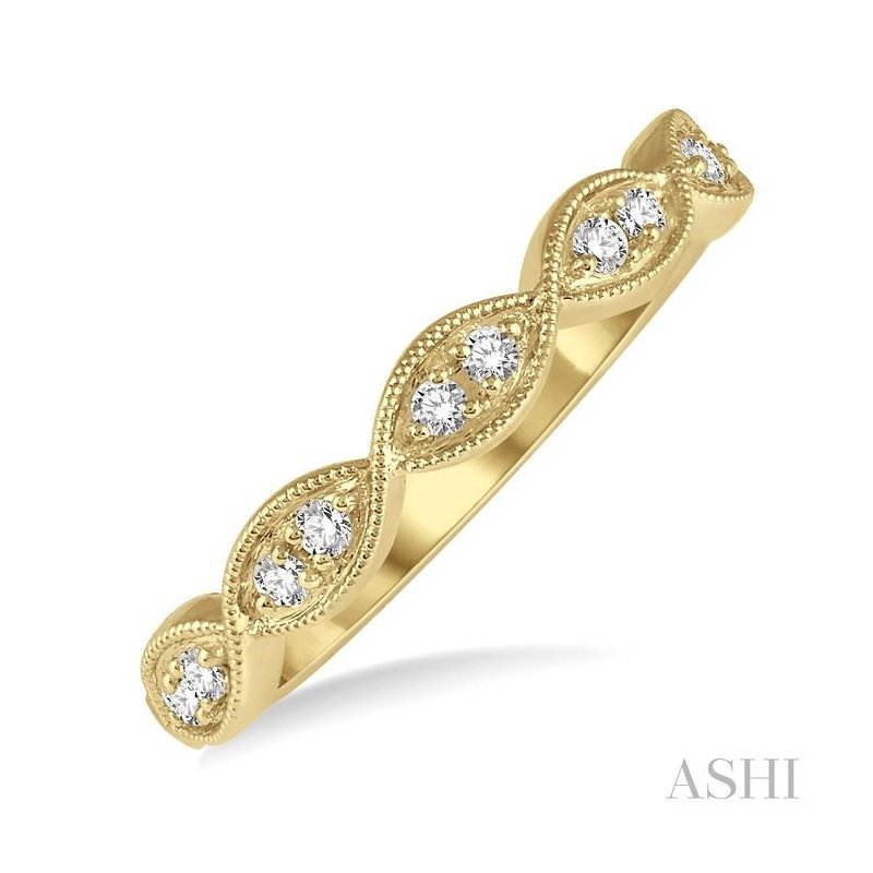 ASHI Stackable Diamond Wedding Band 304A8PPFHYG