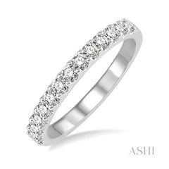ASHI Diamond Wedding Band 32883PPFHWG
