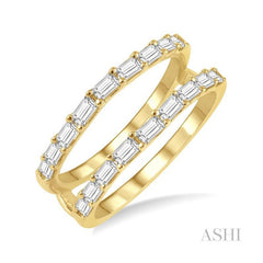 ASHI Baguette Diamond Insert Ring 29892PPFHYG
