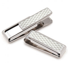MClip Rhodium White Golf Ball Money Clip GO-PRP-WHGB