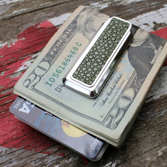 MClip Stingray Dark Green Money Clip SR-PRP-DGSR