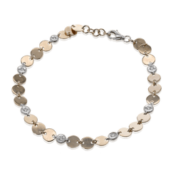 Harmonie Bracelet in 18k Gold with Diamonds LB2627 WHITE 18K X WHITE-ROSE