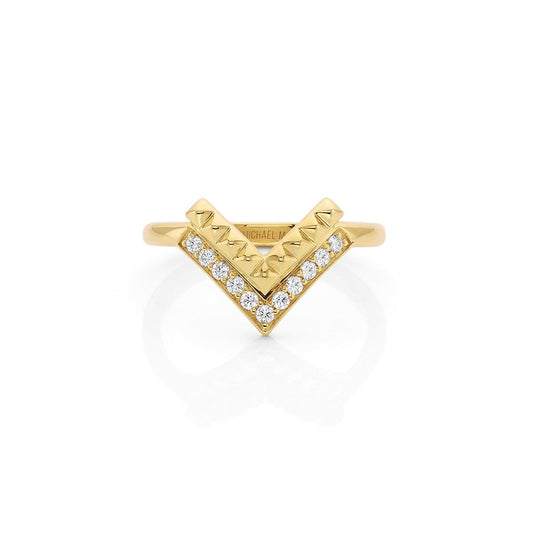 Tetra Chevon Ring F350 YG