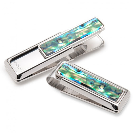 MClip Green Abalone Money Clip MP-PRP-GNAB