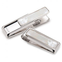 MClip Mother of Pearl White Money Clip MP-PRP-WHMP