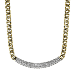 Simon G. Fashion Necklace in 18k Gold with Diamonds LP4849 WHITE 18K X 2T