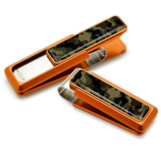 MClip Orange With Camo Money Clip UV2-ORA-CAMO