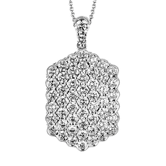 Pendant in 18k Gold with Diamonds LP4895 WHITE 18K X WHITE