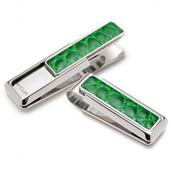 MClip Rodeo Dark Green Alligator Money Clip RO-PRP-DGAL
