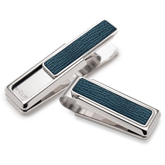 MClip Dark Blue Shark Skin Money Clip SH-PRP-DBSH