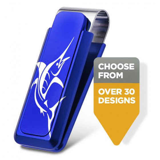 MClip Sportsman Blue Aluminum Money Clip SP-BLA