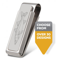 MClip Sportsman Brushed Stainless Steel Money Clip SP-BSS