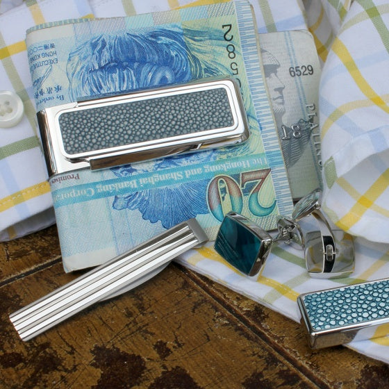 MClip Stingray Bayside Blue Money Clip SR-PRP-BBSR