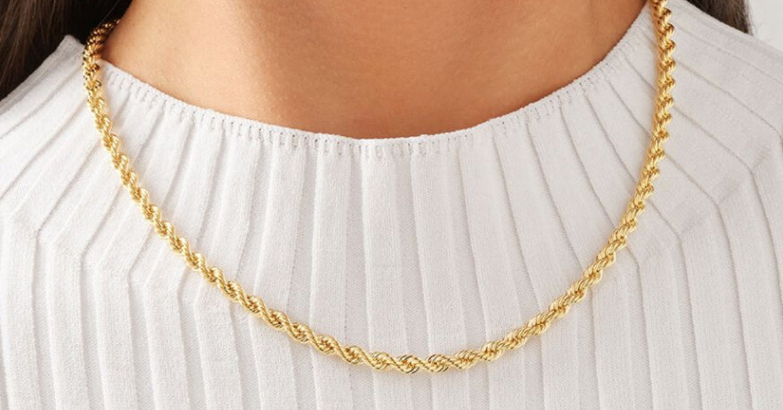 Rope Chain Necklace Guide: Choosing the Perfect Length & Thickness