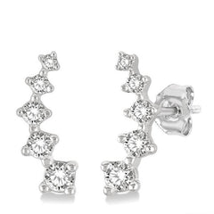 Parkplace Jewelers Petite Diamond Fashion Ear Climbers 649C8PPFSERWG
