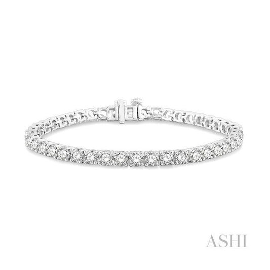 ASHI Diamond Tennis Bracelet 73379PPFGWG