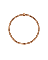 Fope Prima 18ct Yellow Gold 0.01ct Black Diamond Flexible Bracelet 01M08BX_BN