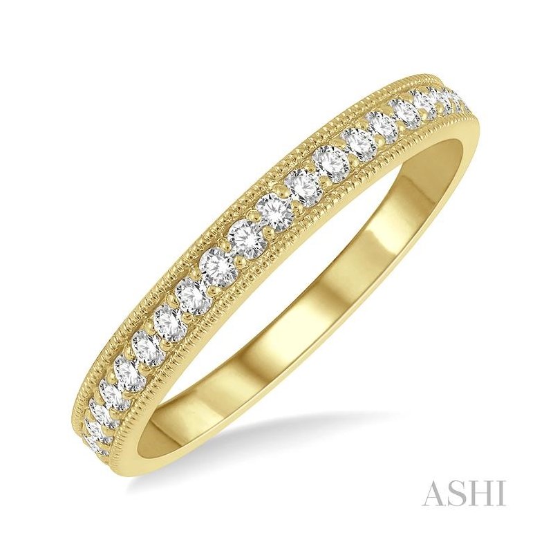 ASHI Diamond Wedding Band 33336PPFGYG