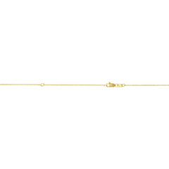 Yellow Gold Polished Extendable Cable Necklace