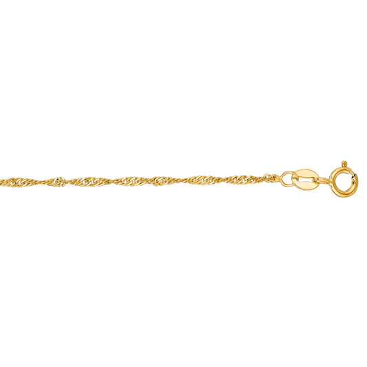 Parkplace Jewelers 10k-gold-1-5mm-singapore-chain-025sing
