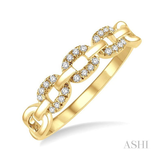 ASHI Paper Clip Diamond Fashion Ring 374C8PPTSYG