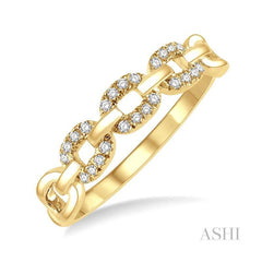ASHI Paper Clip Diamond Fashion Ring 374C8PPTSYG
