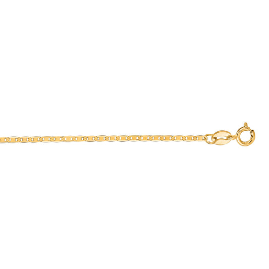 Parkplace Jewelers 10k-gold-1-2mm-mariner-chain-030m