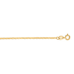 Parkplace Jewelers 10k-gold-1-2mm-mariner-chain-030m