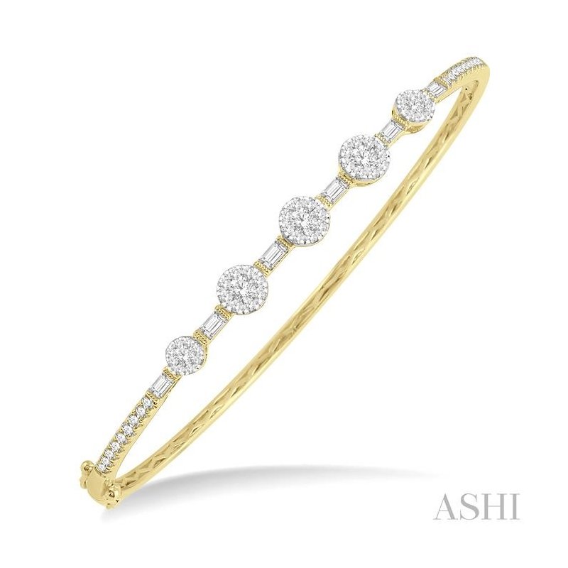 ASHI Lovebright Diamond Bangle 796A1PPFVYW