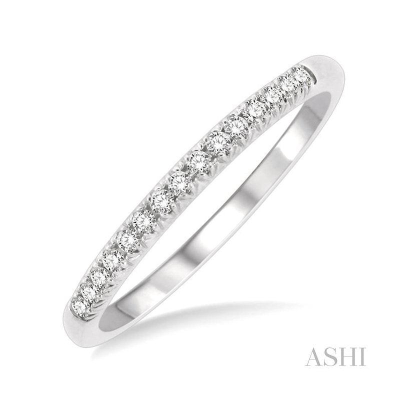 ASHI Diamond Wedding Band 33328PPFGWG
