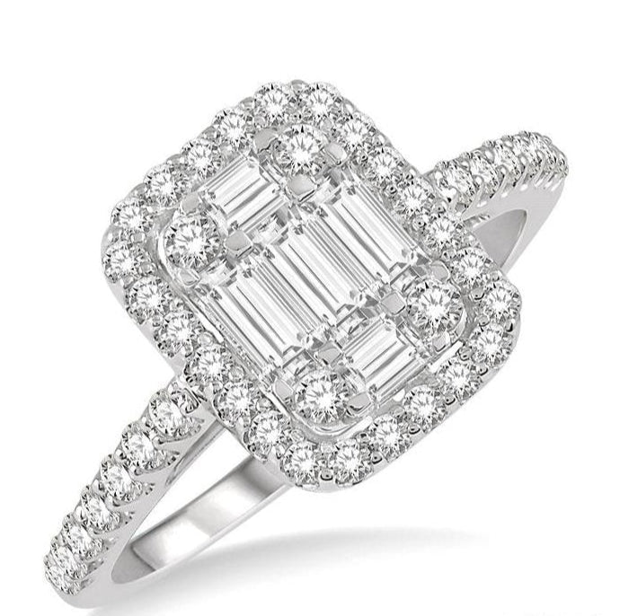 Parkplace Jewelers Halo Fusion Diamond Engagement Ring 295F1PPFVWG