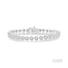 ASHI Diamond Tennis Bracelet 7072MPPFGWG
