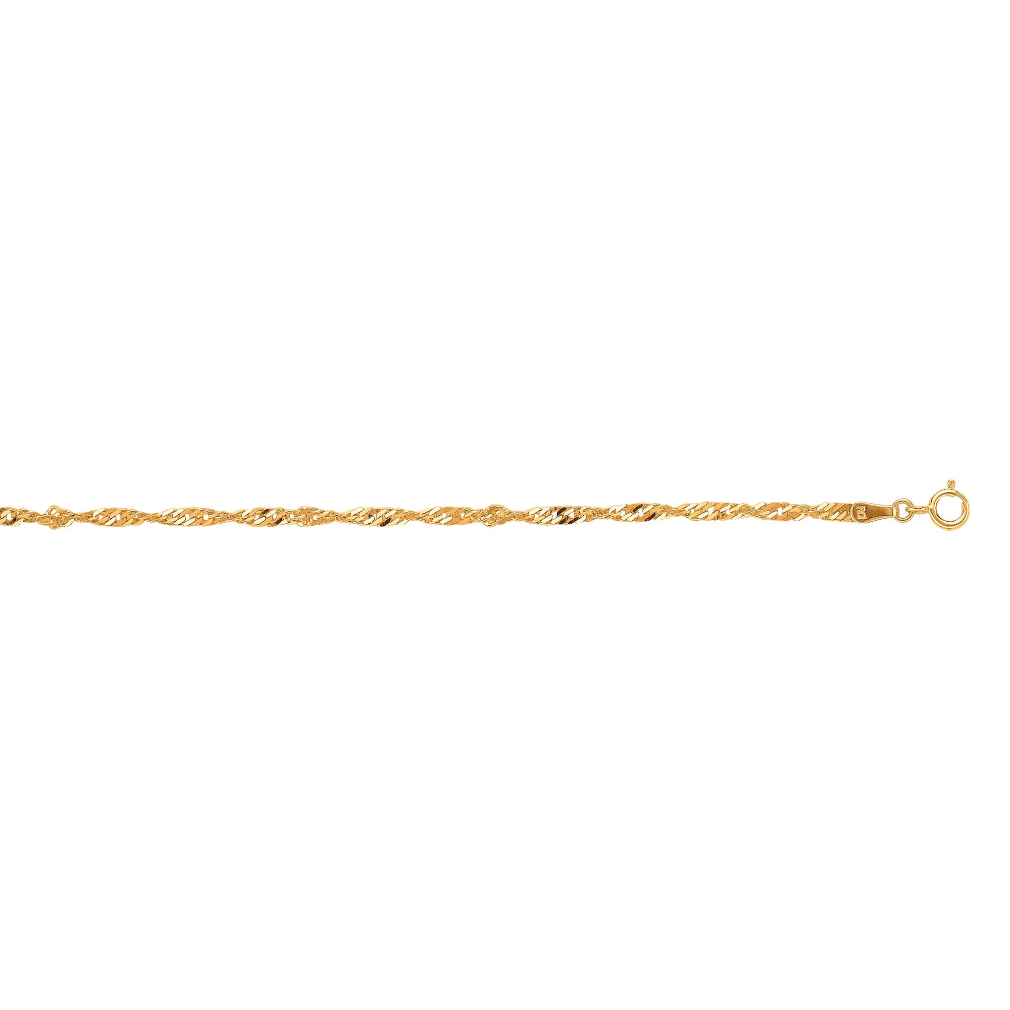 Parkplace Jewelers 10k-gold-2-2mm-singapore-chain-040sing