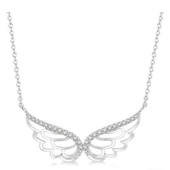 Parkplace Jewelers Angel Wings Diamond Necklace 993F0PPTSNKWG
