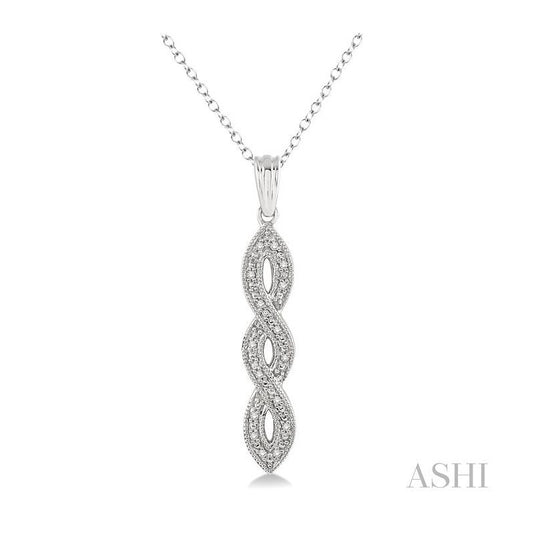 ASHI Silver Diamond Fashion Pendant 86759PPSSSLPD