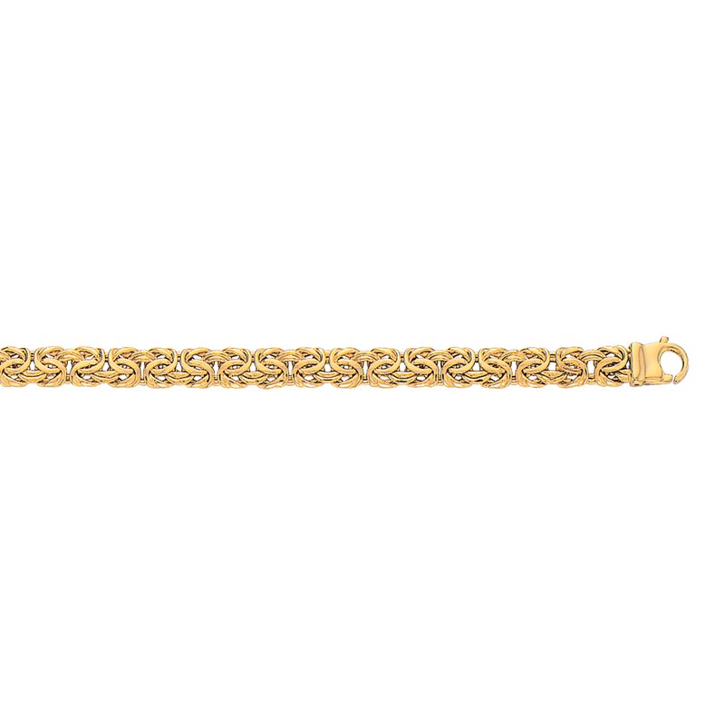 Royal Chain 10K 7.25in Yellow Gold Polished Bracelet with Lobster Clasp 2201SLB