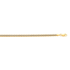 Two-tone Gold Polished Ladies Fancy Bracelets & Bangles Bracelet
