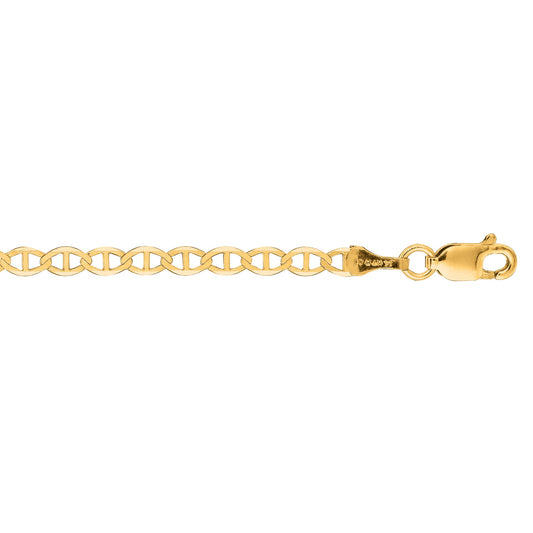 Parkplace Jewelers 10k-gold-3-2mm-mariner-chain-080m