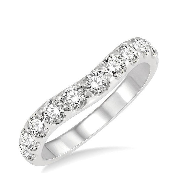 Parkplace Jewelers Curved Diamond Wedding Band 30341PPFGWG