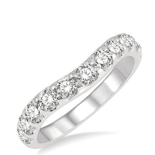 Parkplace Jewelers Curved Diamond Wedding Band 30341PPFGWG