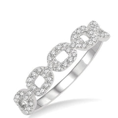 Parkplace Jewelers Stackable Paper Clip Diamond Fashion Ring 326A6PPFHWG